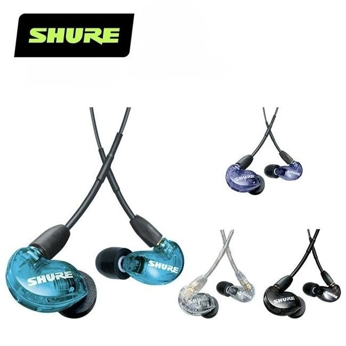 [해외] SHURE SE215 고차음성 커널형 슈어 유선 인이어 이어폰 게이밍 FPS 악기용