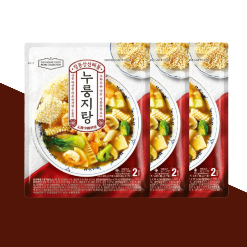 정통 삼선 해물 누룽지탕 간편조리 500g 3팩