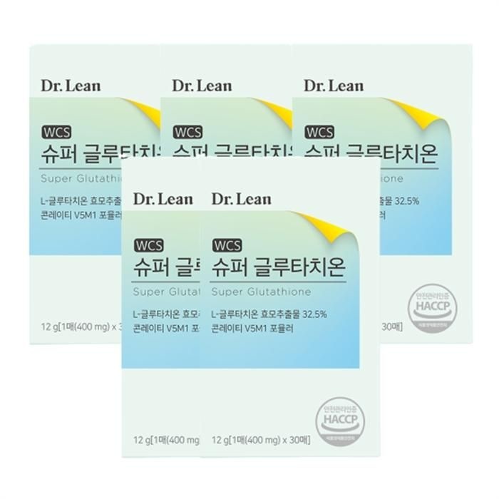 씨엘팜 닥터린 슈퍼 글루타치온 400mg 30매 5개