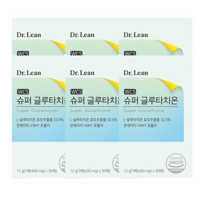 씨엘팜 닥터린 슈퍼 글루타치온 400mg 30매 6개