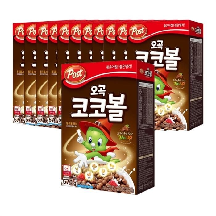 동서식품 포스트 오곡 코코볼 570g 12개