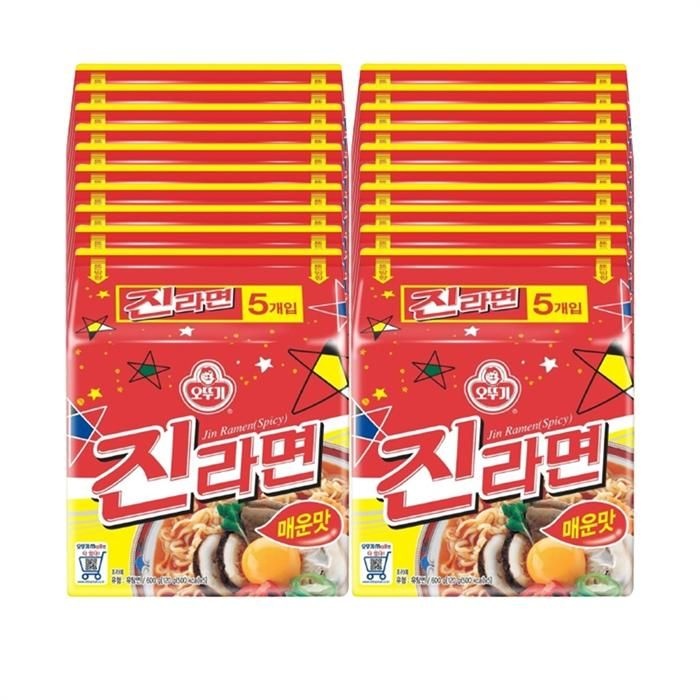 오뚜기 진라면 매운맛 120g 100개