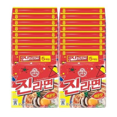 오뚜기 진라면 매운맛 120g 80개