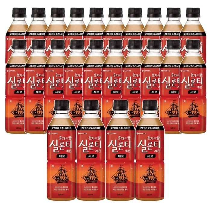롯데칠성음료 실론티 레몬 제로 500ml 24개