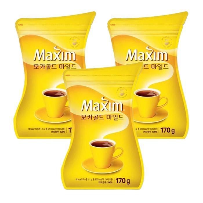 [동서식품] 맥심 모카골드 마일드 리필 170g 3개