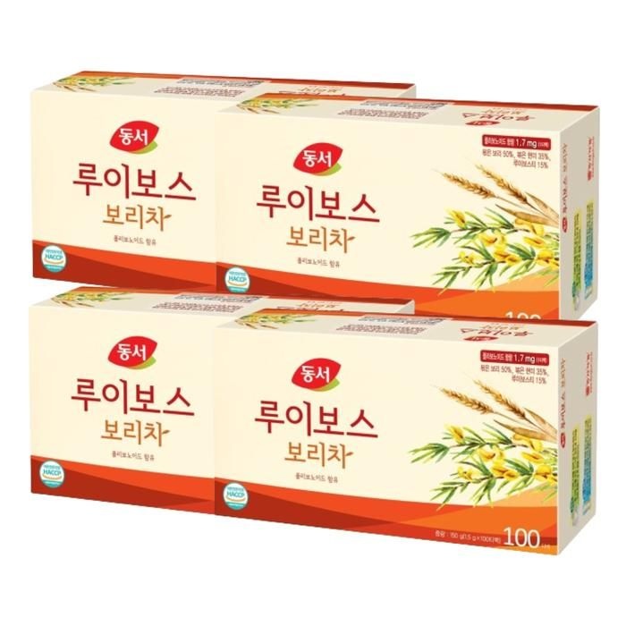[동서식품] 동서식품 루이보스 보리차 티백 100입 4개
