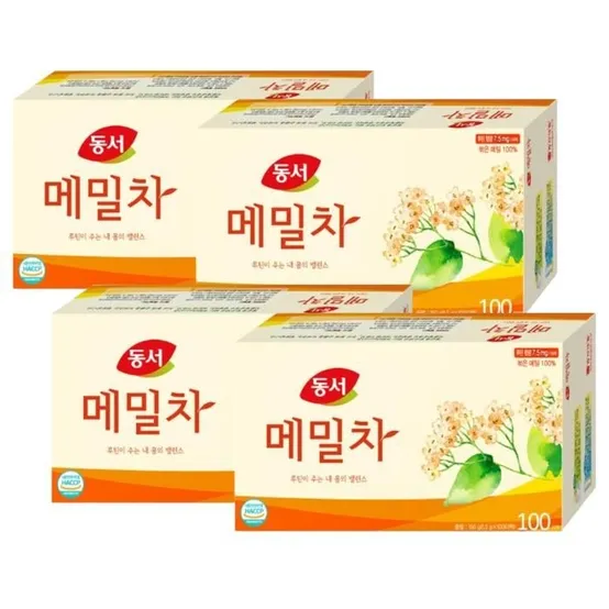 [동서식품] 동서식품 메밀차 티백 100입 4개