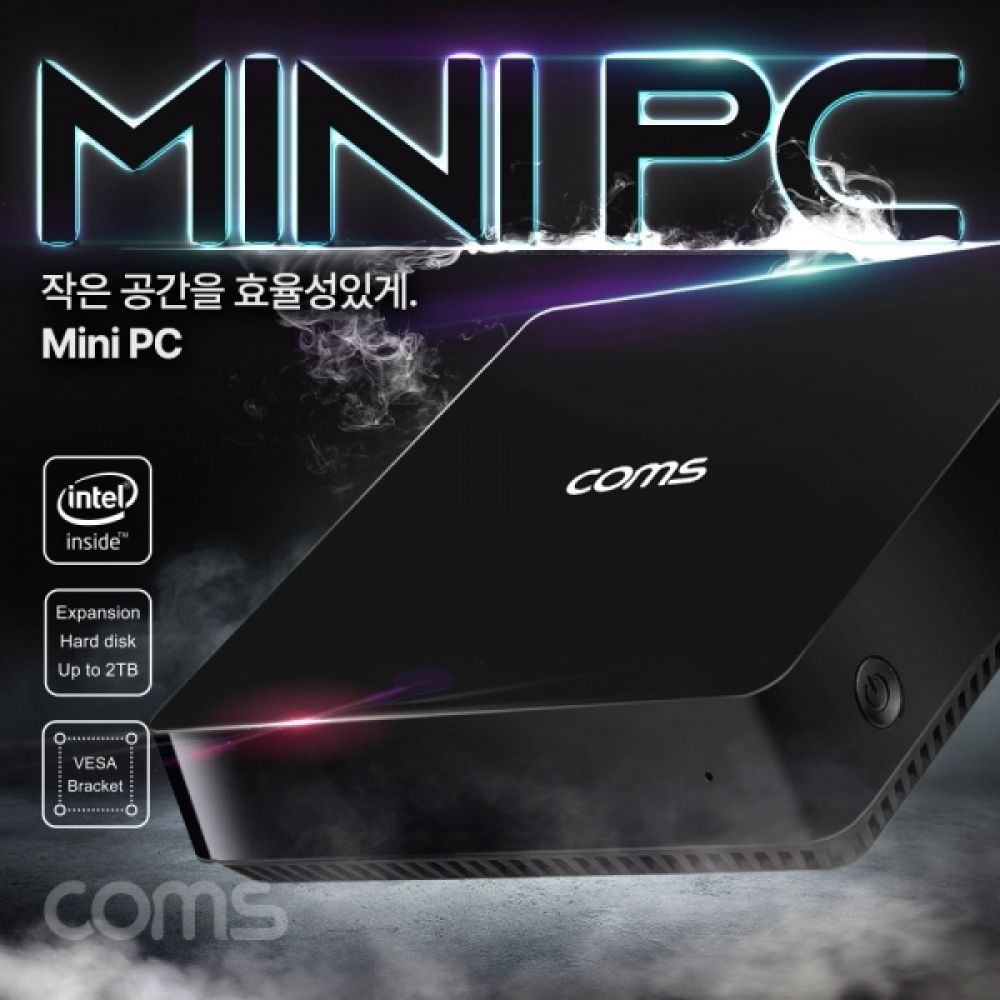 Coms 초소형 미니 PC 소형 미니 컴퓨터 win 10 포함