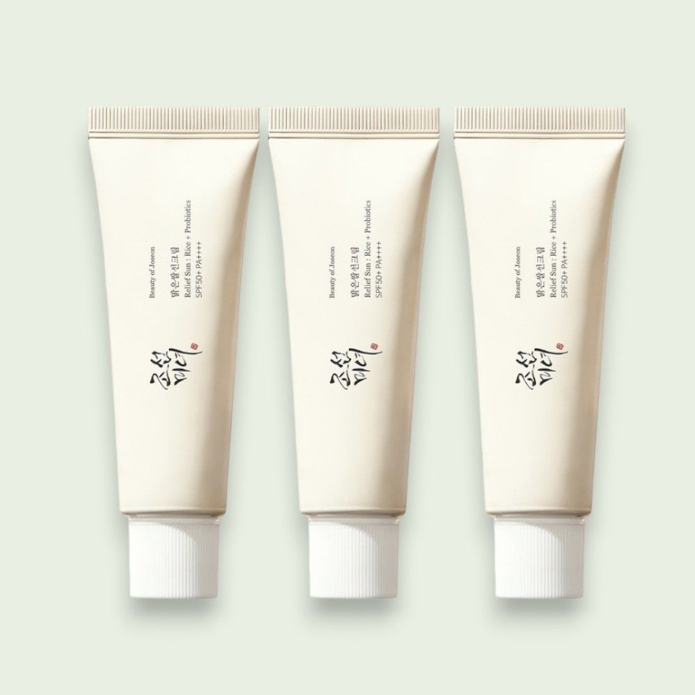 조선미녀 맑은쌀 선크림 50ml 3개 SPF50+ PA++++