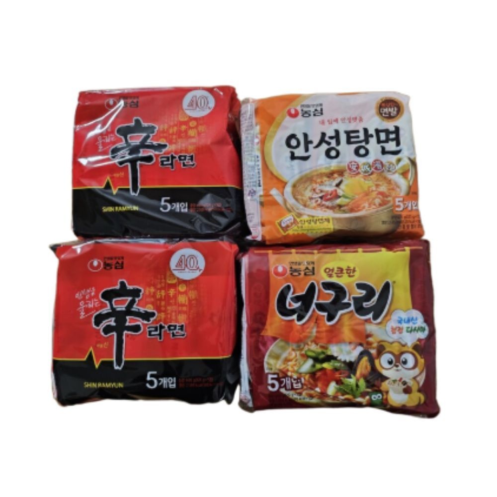 농심 신라면 10입 안성탕면 5입 너구리 5입 총 20봉