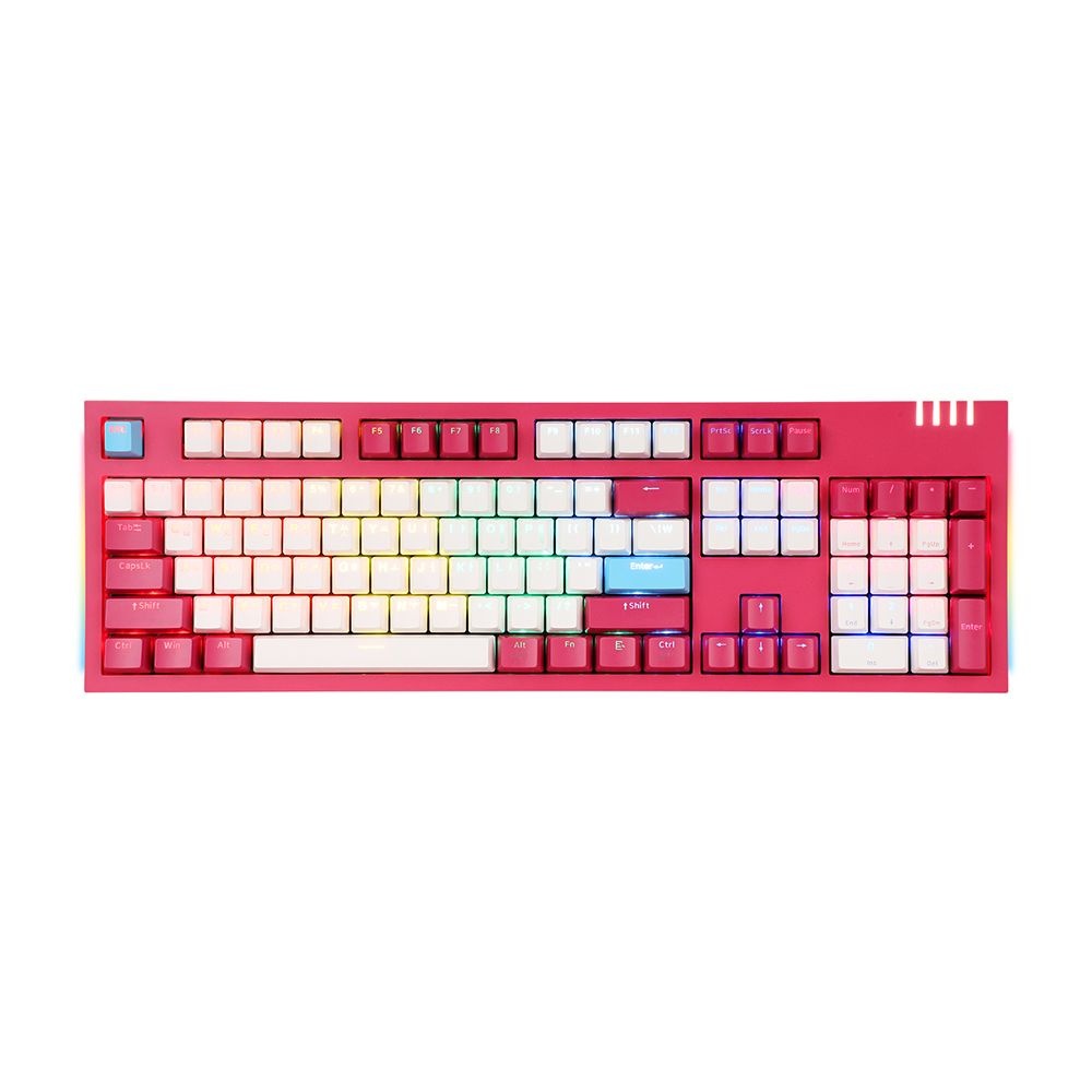 앱코 K660P 레인보우 무빙LED 카일 광축 게이밍 기계식 키보드 마젠타 클릭