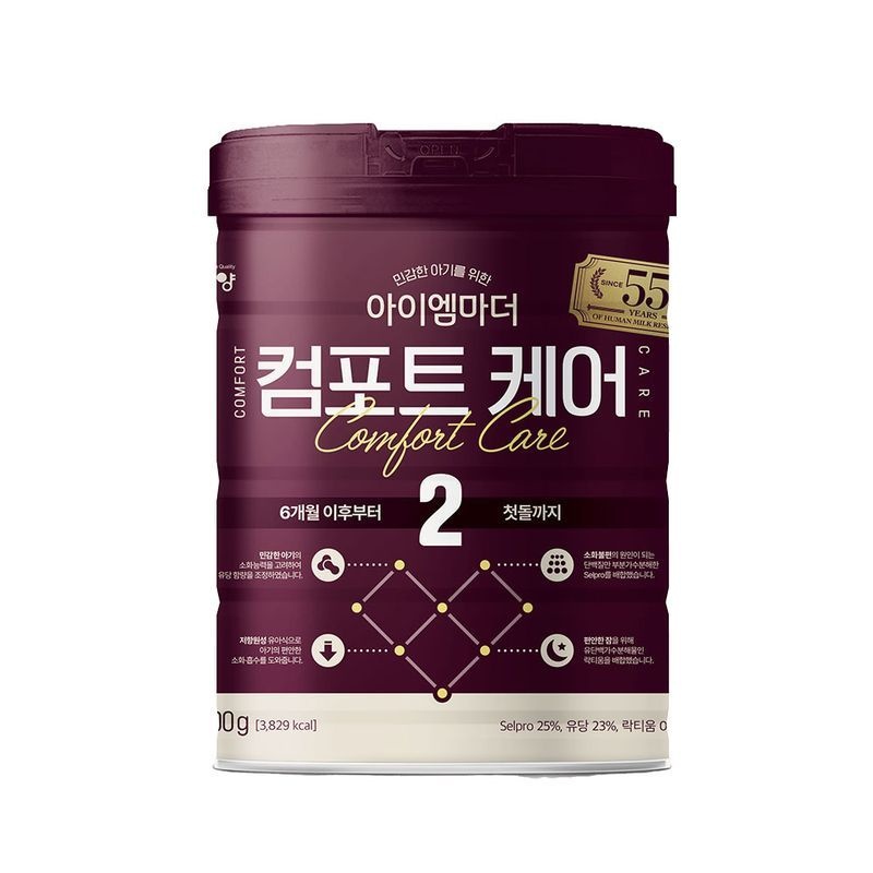 남양 아이엠마더 컴포트케어 캔분유 800g 2단계 1캔