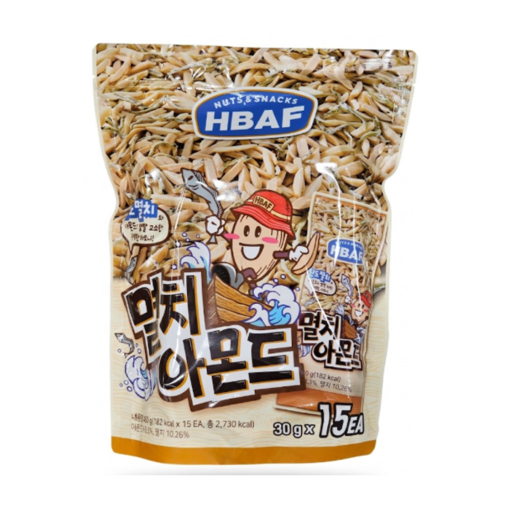 롯데리아 HBAF 멸치아몬드450g (30gx15ea)