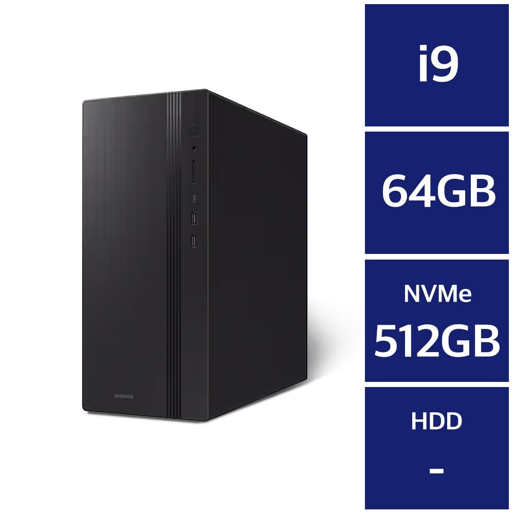 삼성전자 삼성 데스크탑5 DM500TGZ-AD9A Win11 / 64GB 램 / NVMe SSD 512GB / 윈도우11Pro//