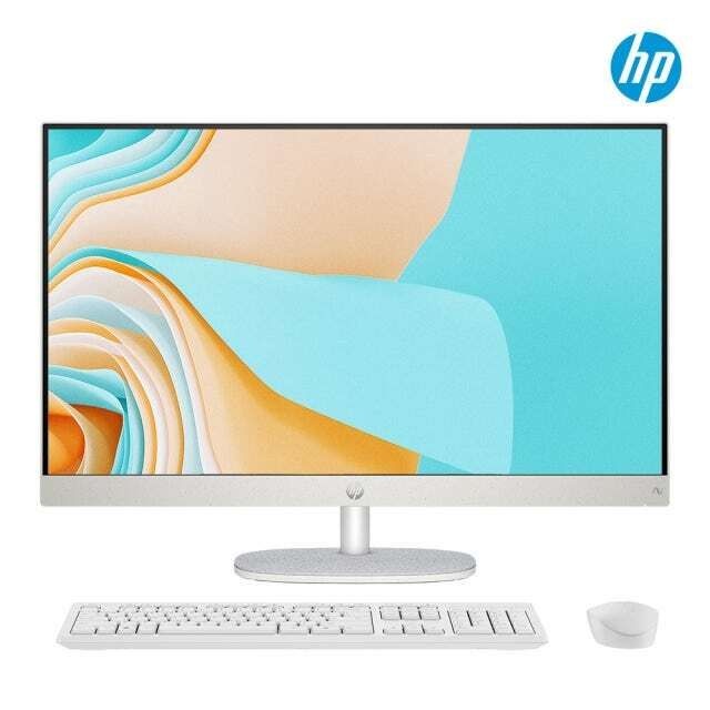 HP 27인치 일체형PC 27-cr0010KR 윈도우포함 올인원 데스크탑 사무용 업무용 PC 컴퓨터