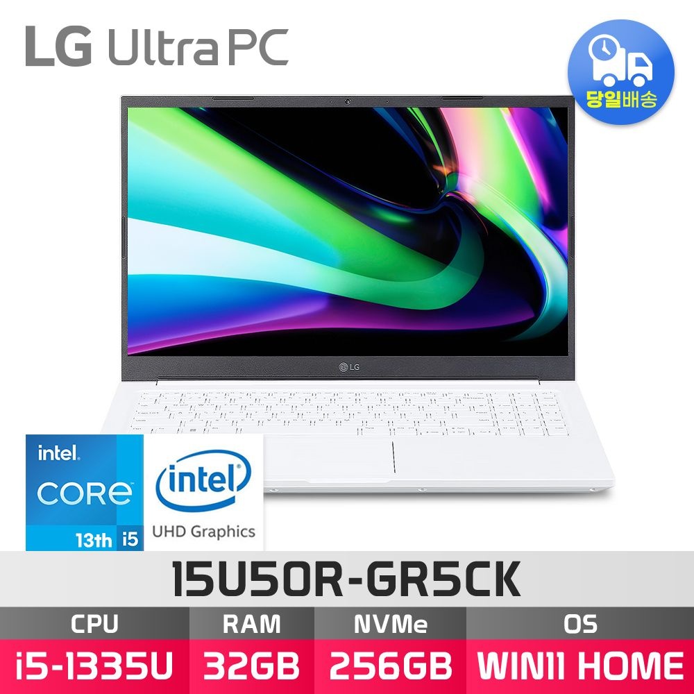 LG전자 LG전자 LG 울트라PC 15U50R-GR5CK - 32GB 256GB WIN11 HOME 사무용 인강용 노트북 ED