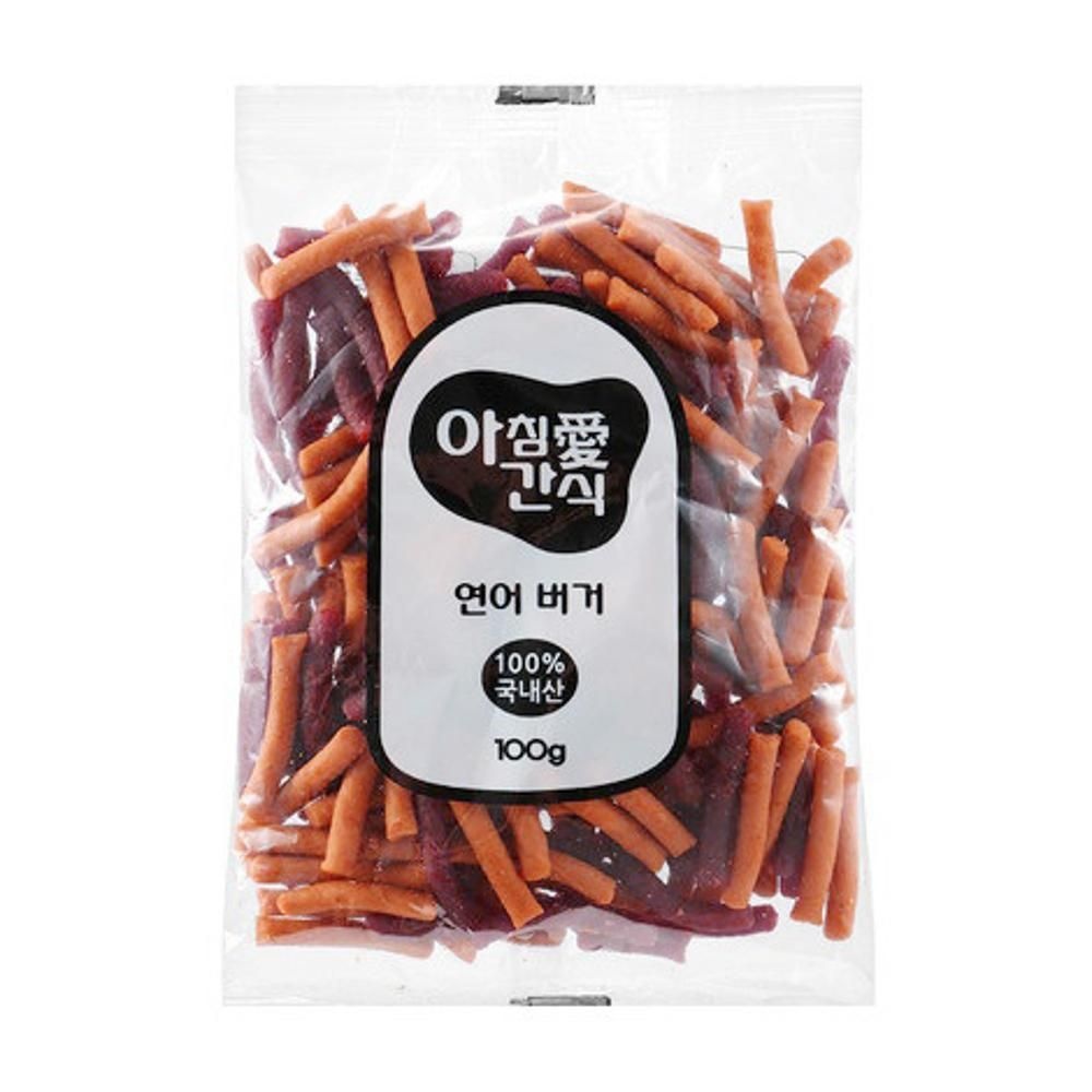 (20개묶음)아침애 모이스쳐 저알러지 연어버거100g