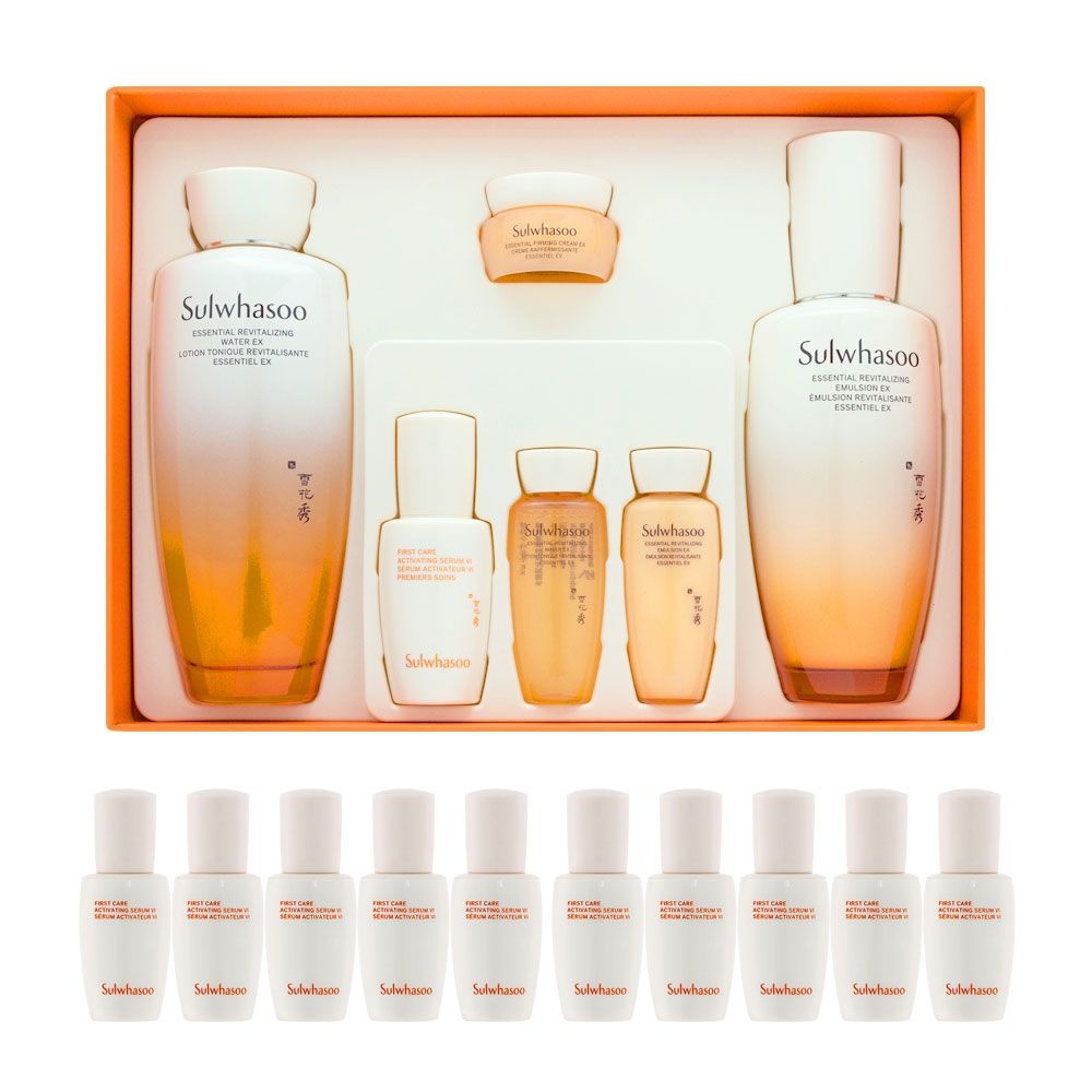 설화수 자음 2종 기획세트 + 윤조에센스 80ml (8ml x 10) [제작쇼핑백+선물포장 선택가능]