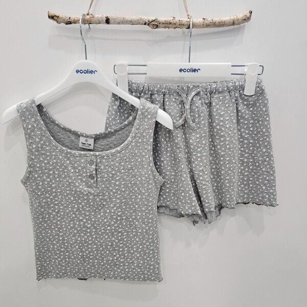 [에꼴리에 (패플)] [에꼴리에][시흥모다] 에꼴리에 주니어 프린트 나시티  파자마 세트 26OP754_SH