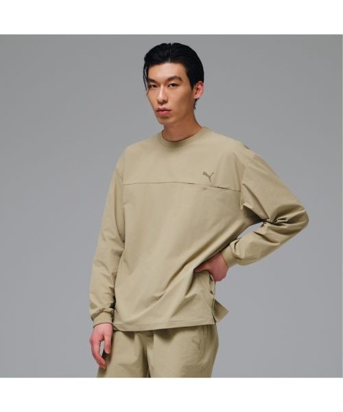 라푸마 푸마 후드 트레이닝자켓 남성 프리미엄 베이직 우븐 크루 M Premium Basic Woven Crew 52975302 6105163