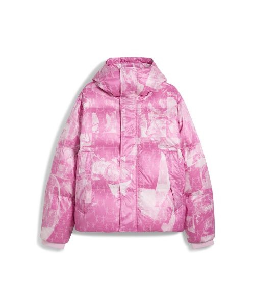 라푸마 푸마 경량 남자패딩 x 키드수퍼 MMQ AOP Puffer Jacket 펄 핑크 626704 71 71 4422015