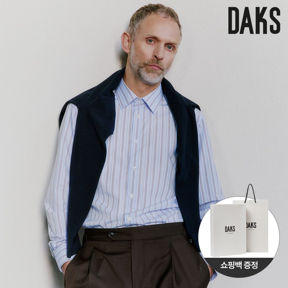 [롯데온] 닥스 폴리혼방 이지케어 스트레치 솔리드 드레스셔츠 (27,180원/무료)