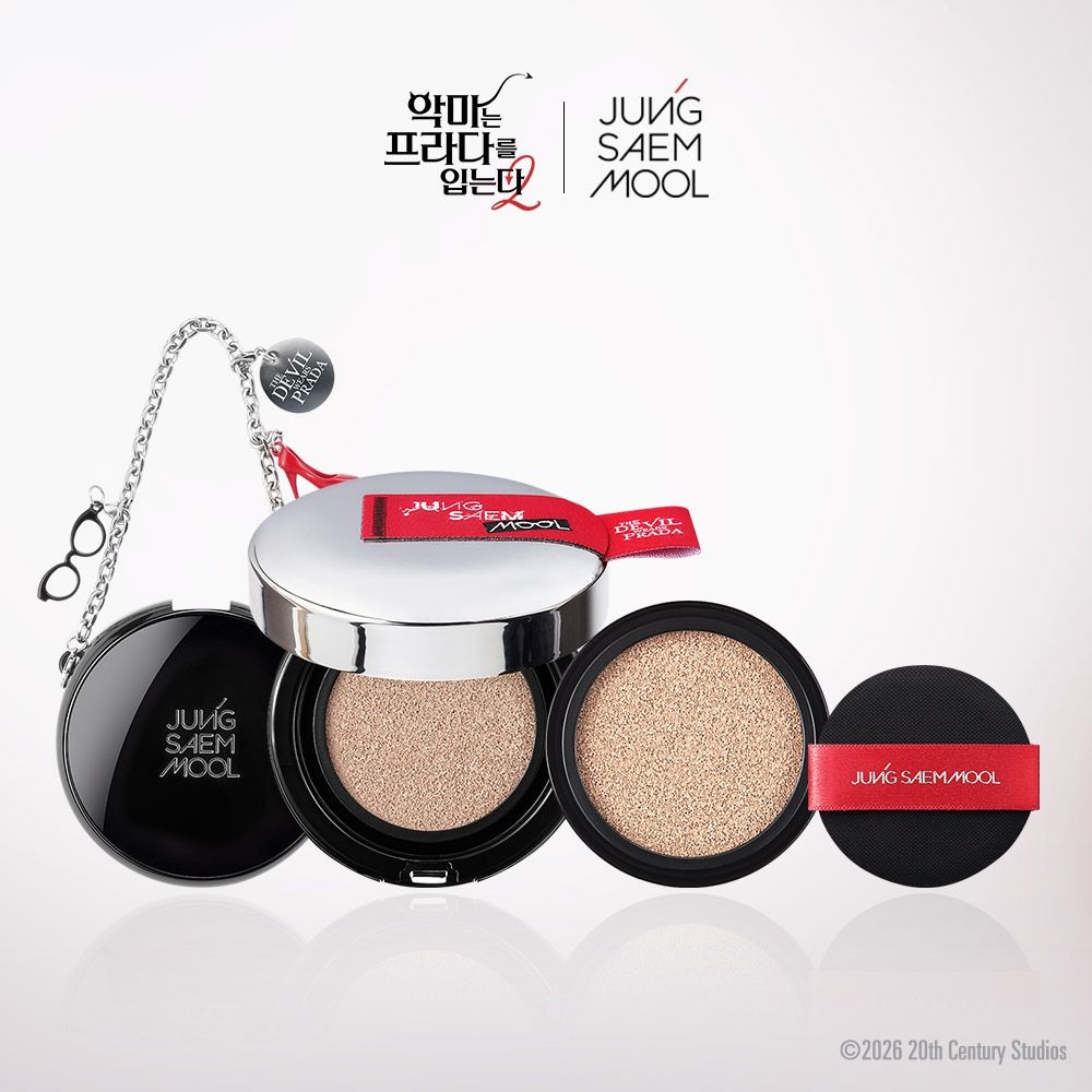 정샘물 [정샘물 | 악마프2 에디션] 에센셜 스킨 누더 쿠션(리필포함)(쿠션 케이스 커버 증정)