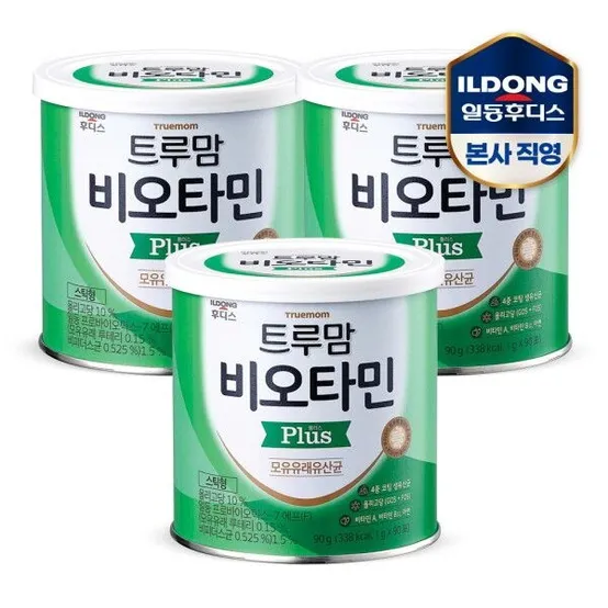 [일동후디스(주)] 트루맘 비오타민 플러스(90포) 3캔