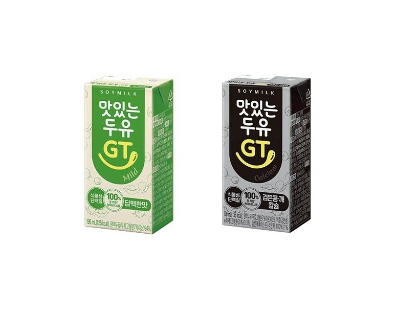 (현대홈쇼핑) 맛있는 두유 GT 담백한맛 190ml x 24개 + 검은콩 190ml x 24개