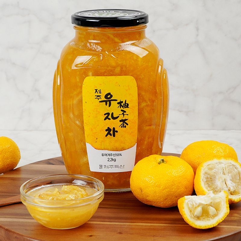 제주 유자차 2.2kg x 6병