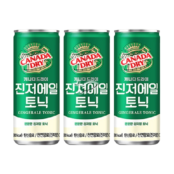 캐나다드라이 진저에일 250ml/ 5캔