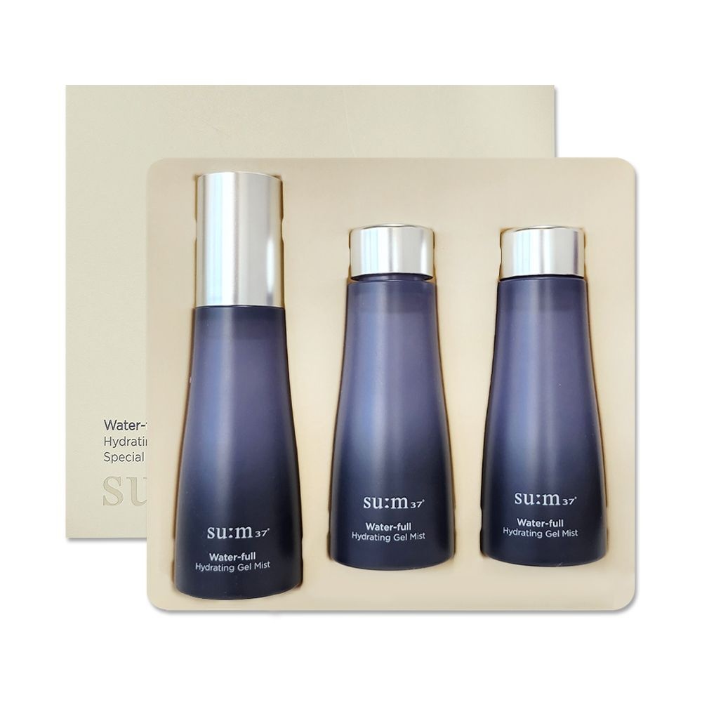 숨37도 워터풀 하이드레이팅 젤 미스트 기획 본품 60ml 리필 60ml 2개