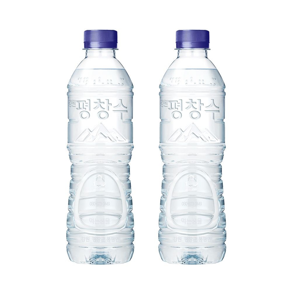 (본사직영) 강원평창수 무라벨 500ml 40개(2X20)