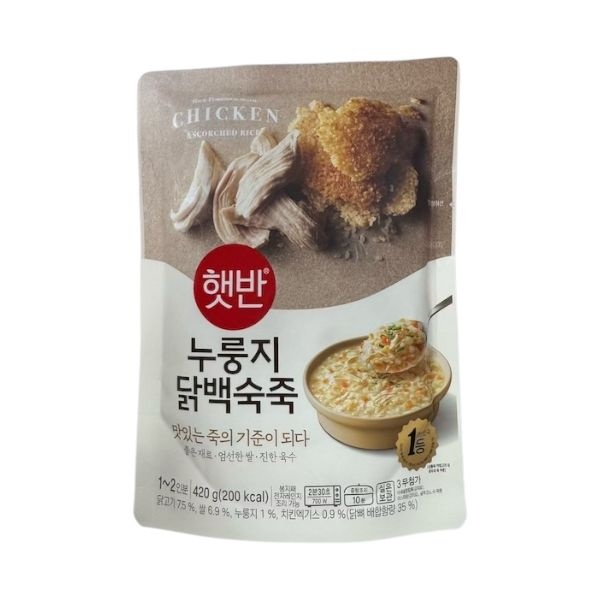 CJ 햇반 누룽지닭백숙죽 420g x 21개