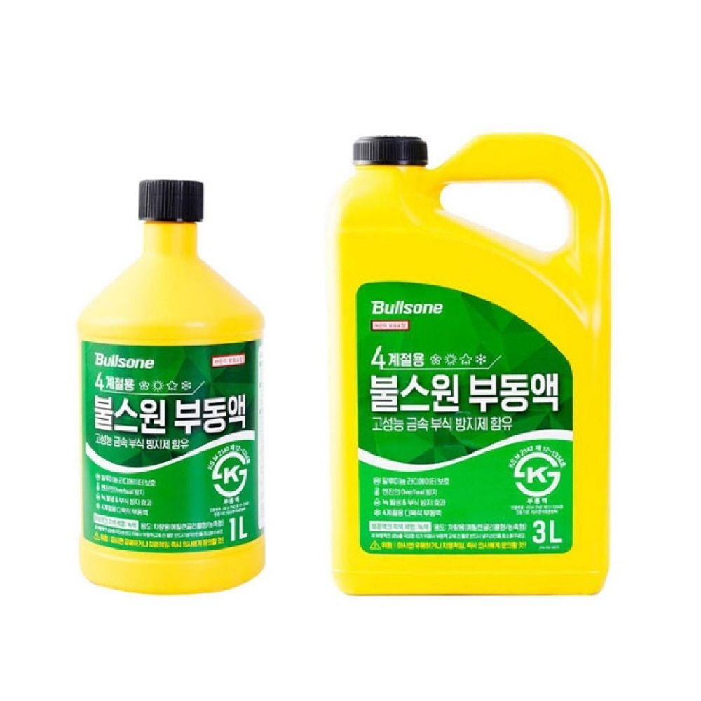 [오늘출발] [불스원] 1L 부동액냉각수 차량용녹방지제 차량부동액 자동차부동액 자동차용부동액 금속부식방지제 4계절용부