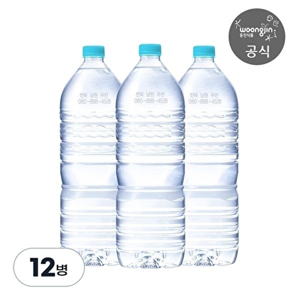 웅진식품 [웅진식품]웅진 가야G워터 무라벨 2L X 12병