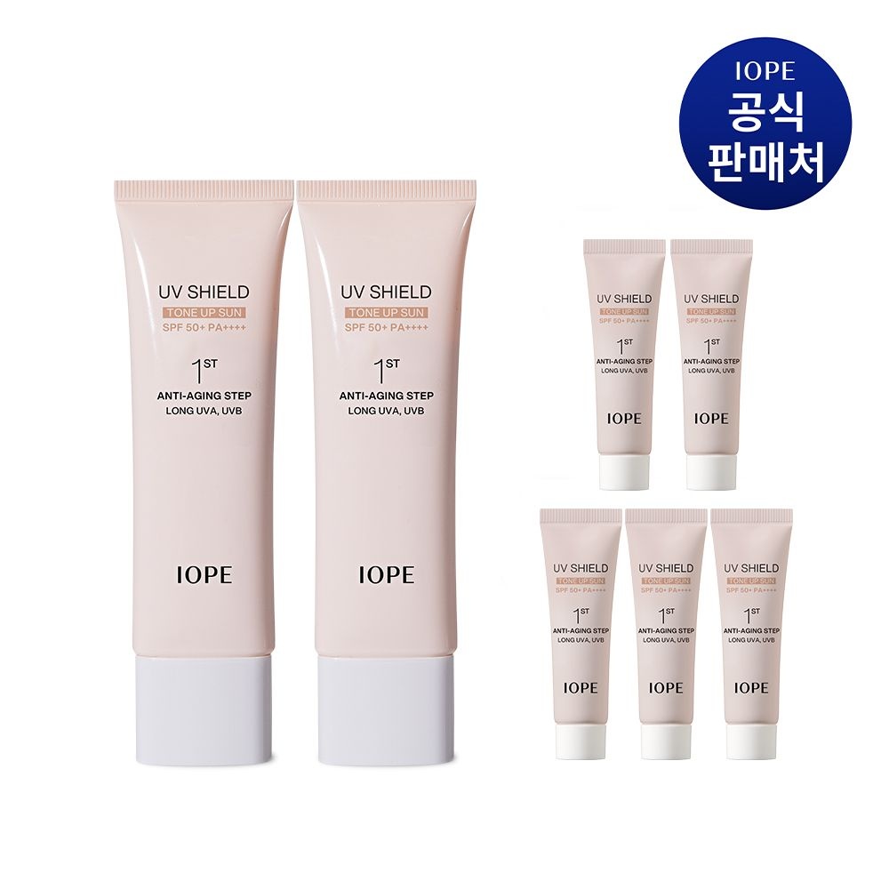 아이오페 [중복쿠폰]UV쉴드 톤업 선 SPF50+ PA++++ 50ml 2개