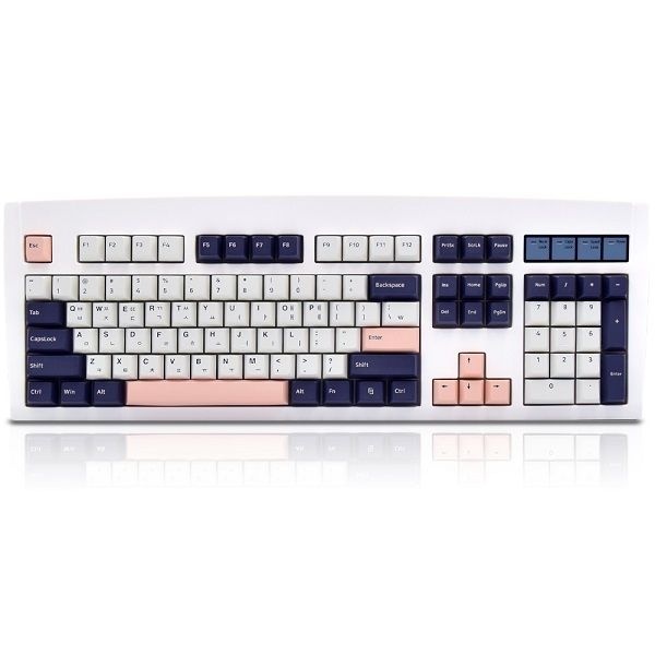 QSENN DT35 104 가스켓 유무선 기계식 화이트 (저소음 크림옐로우PRO)