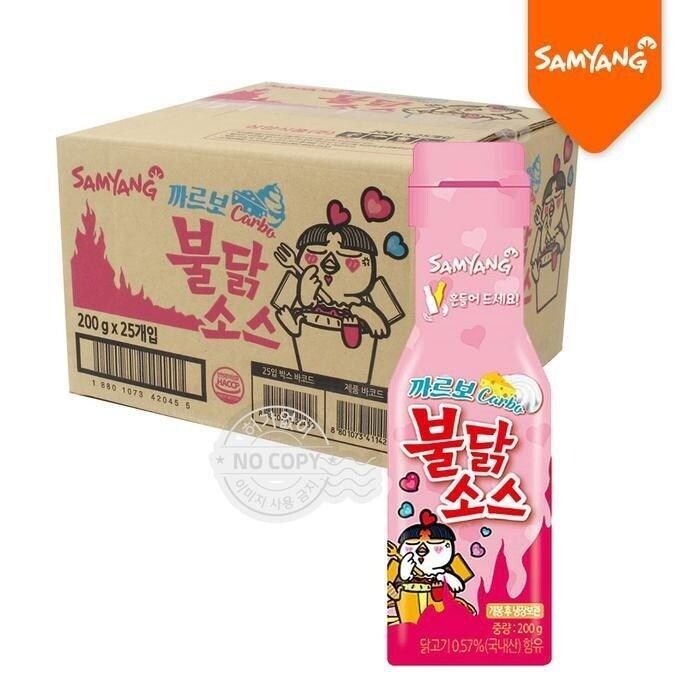 [가공식품]까르보불닭 소스200g 24입 (44881945)