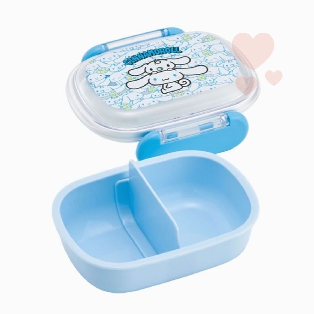 [시나모롤] 270ml 간식도시락통 유치원소풍도시락 여름산행도시락 원형도시락 귀여운도시락 플라스틱도시락 다회