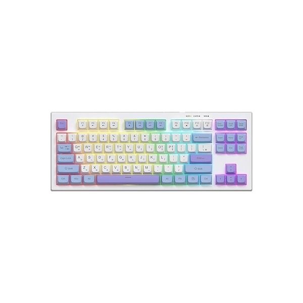 COX CMK87 저소음 멤브레인 키보드 바이올렛