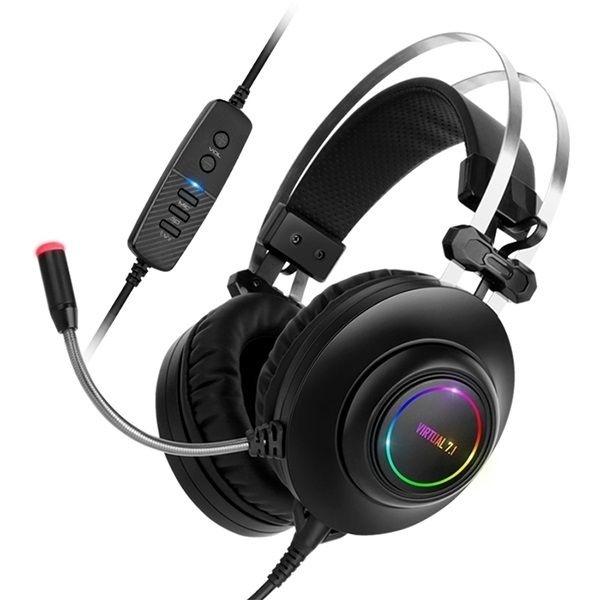 [오늘출발] 앱코 HACKER N550 ENC (블랙) 가상 7.1 RGB 진동 노이즈 캔슬링 마이크 3D 초경량 헤드셋