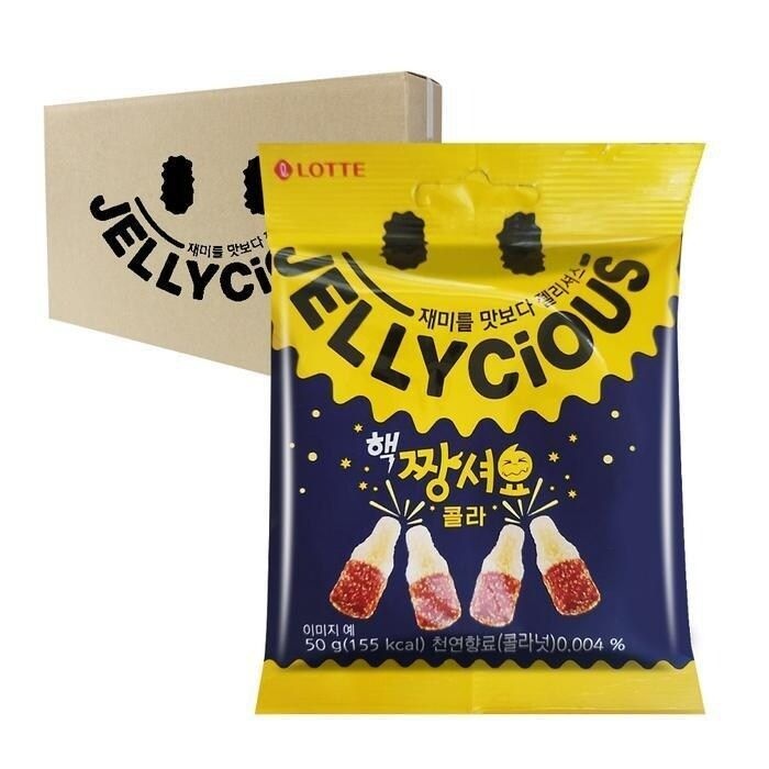 [과자센타][박스] 롯데 핵 짱셔요 콜라 50g 48입 (12571614)