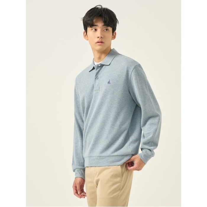 클래식 니트라이크 칼라넥 티셔츠 - 스카이 블루 BC5941C20Q BC5941C20Q