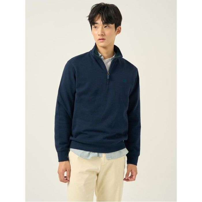 클래식 니크라이트 하프집업 티셔츠 - 네이비 BC5941C21R BC5941C21R BC5941C21R