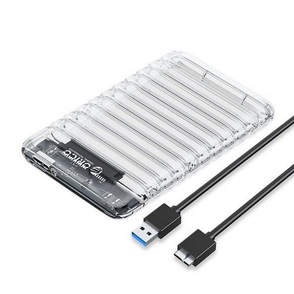 오피스디포 오리코 2.5인치 SSD HDD 외장 하드 케이스 투명케이스 USB3.0 2139U3-V1