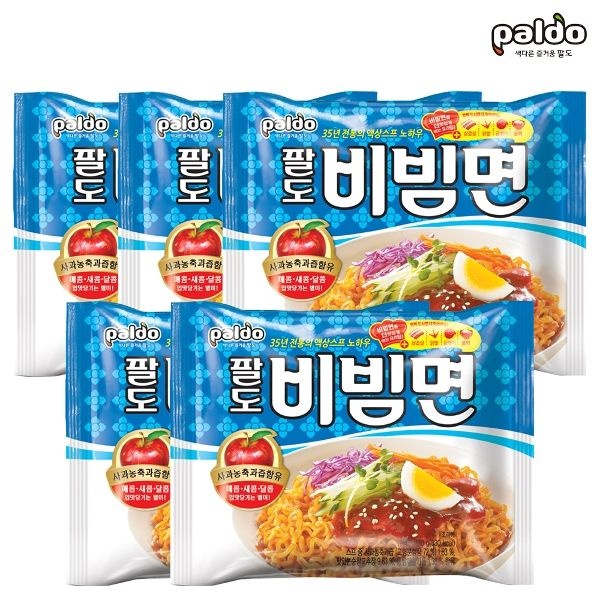 팔도 비빔면 130g x 5개