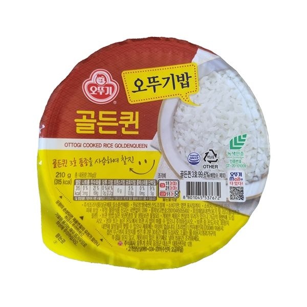 오뚜기밥 골드퀸 210g X 24개 (없음)