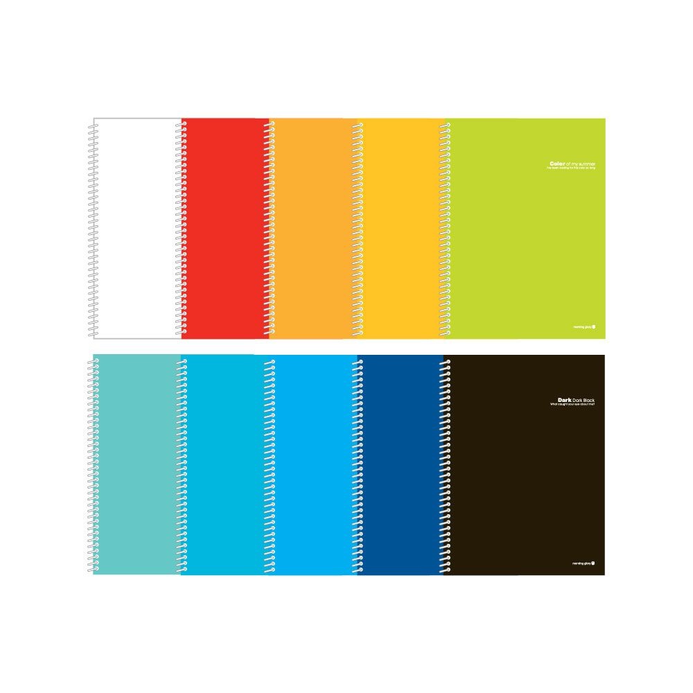 모닝글로리 / 1500 중고등 스프링 무제 노트 K판 (10개입) / 모닝글로리노트 유선스프링노트 줄노트