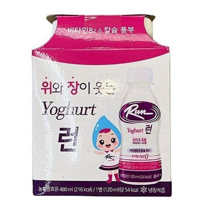 신앙촌 런 요구르트 120ml x 4입 X 1개 b80538 (29270109)